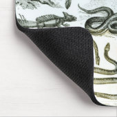 Reptilien, Schlangen und Eidechsen Mousepad (Ecke)