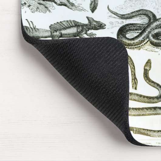 Reptilien, Schlangen und Eidechsen Mousepad (Ecke)