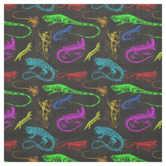 Reptilien! Stoff (Muster)