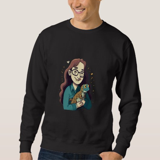Reptilien Tierpfleger Reptilien Mutter 2 Sweatshirt (Vorderseite)