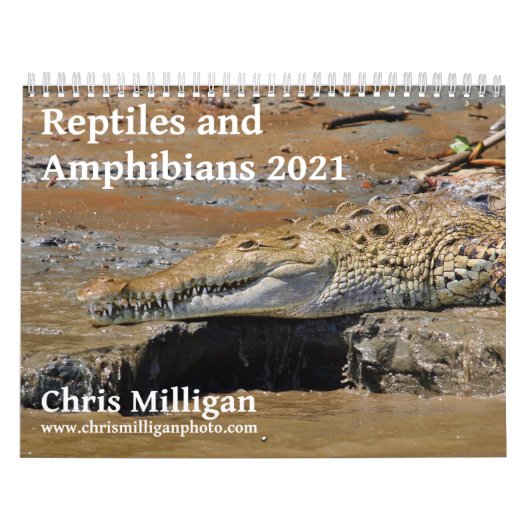 Reptilien und Amphibien 2021 von Chris Milligan Kalender (Titelbild)