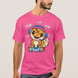 Reptilien-Videospieler Leopard Gecko Liebhaber T-Shirt