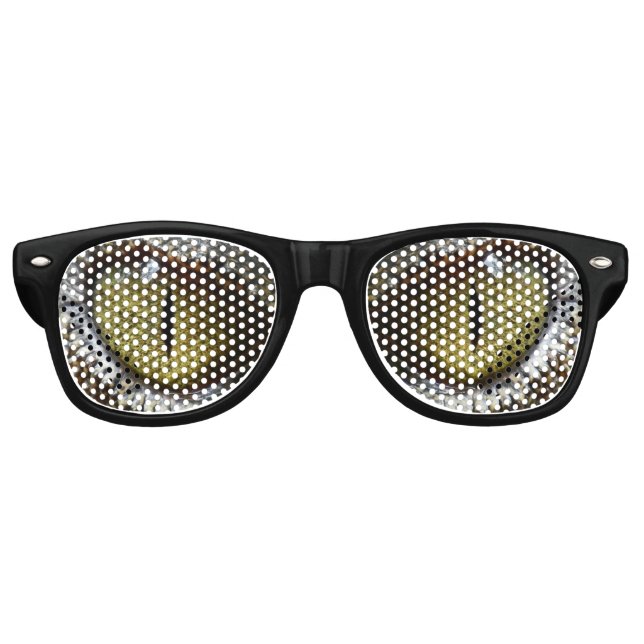 Reptilienaugen Partybrille (Vorderseite)