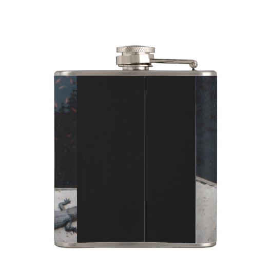 Reptiliengehäuse Flachmann (Rückseite)