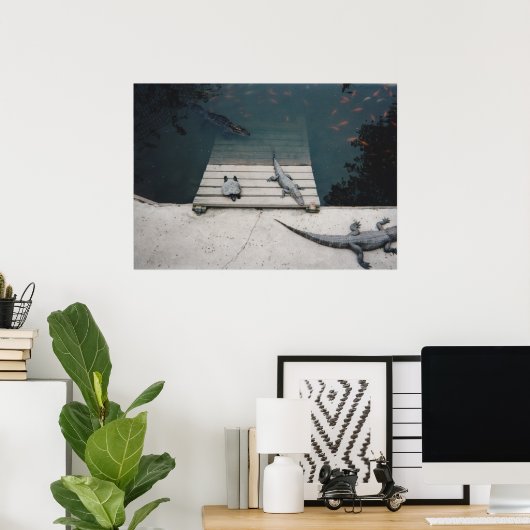 Reptiliengehäuse Poster (Heimbüro)