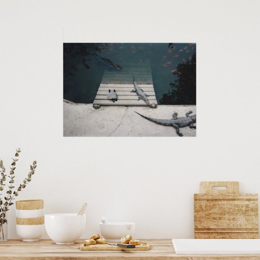 Reptiliengehäuse Poster (Küche)