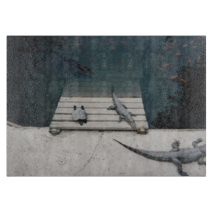 Reptiliengehäuse Schneidebrett