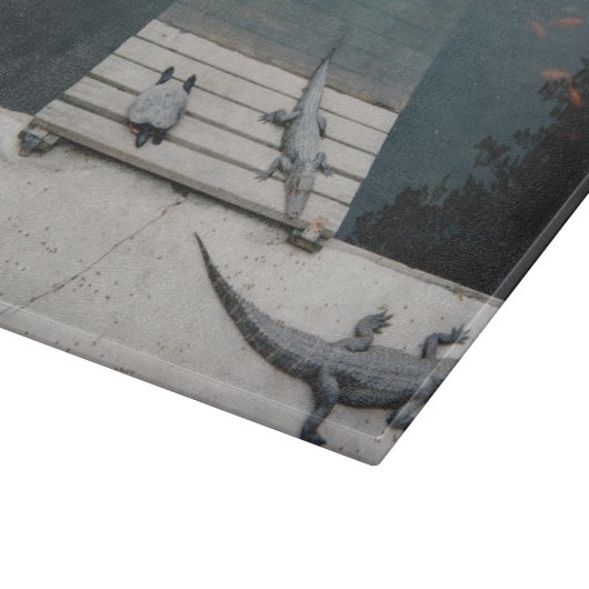 Reptiliengehäuse Schneidebrett (Ecke)