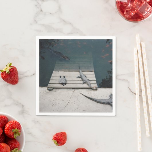 Reptiliengehäuse Serviette (Beispiel)