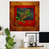 Reptiliengeist Poster (Heimbüro)