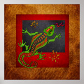 Reptiliengeist Poster (Vorne)