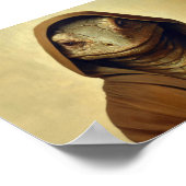 Reptilienhumanoid Poster (Ecke)