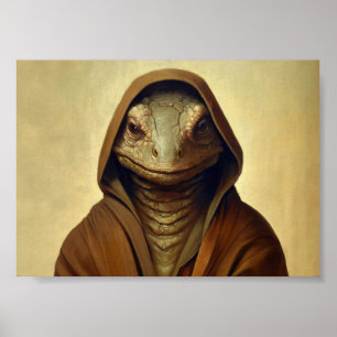 Reptilienhumanoid Poster