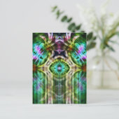 Reptilienspirale Postkarte (Stehend Vorderseite)