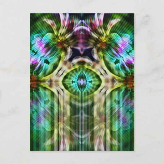 Reptilienspirale Postkarte (Vorderseite)