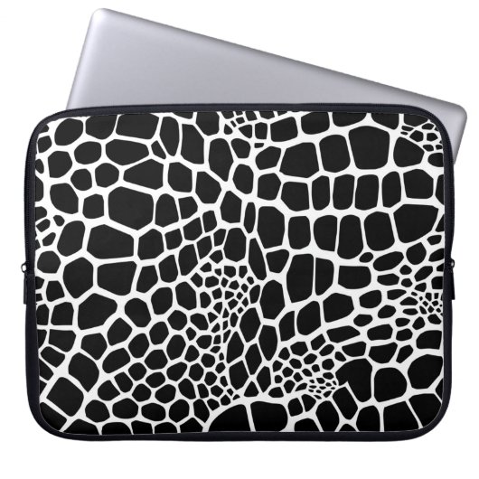 Reptilientienprint Laptopschutzhülle (Vorderseite)