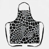 Reptilientienprint Schürze (Vorderseite)