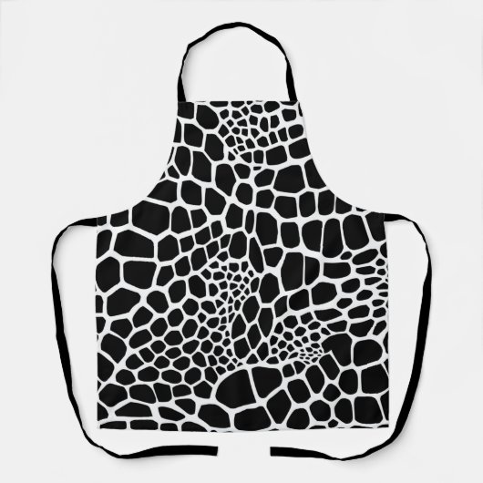 Reptilientienprint Schürze (Vorderseite)