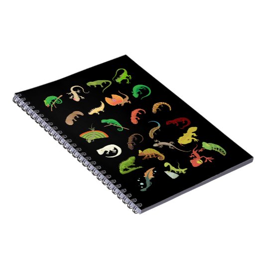 Reptiltypen Niedlich Gecko Lizard Notizblock (Rechte Seite)