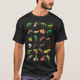 Reptiltypen Niedlich Gecko Lizard T-Shirt