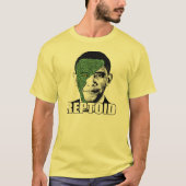 Reptoid Obama T-Shirt (Vorderseite)