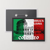 Repubblica Italiana Colosseo Button (Vorderseite/Rückseite)