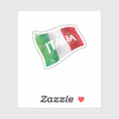 Repubblica Italiana I'm Italian I Love Italy Gift Aufkleber (Blatt)