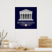 Repubblica Italiana (Pantheon) Poster (Küche)