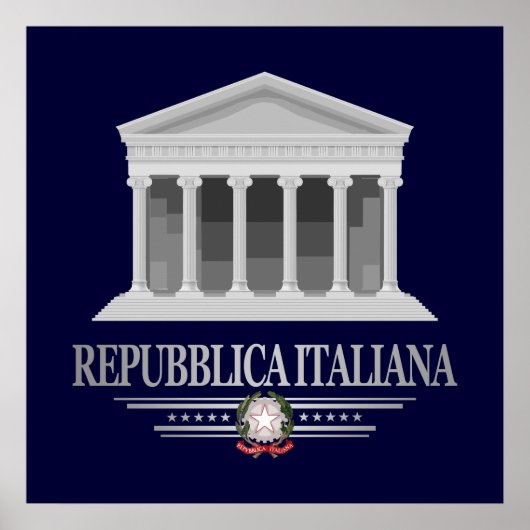 Repubblica Italiana (Pantheon) Poster (Vorne)