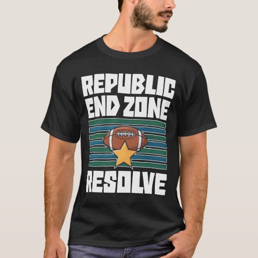 REPUBLIC END ZONE RESOLVE - NEW ENGLAND FOOTBALL T-Shirt (Vorderseite)
