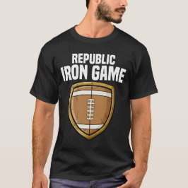 REPUBLIC IRON GAME - NEW ENGLAND FOOTBALL T-Shirt