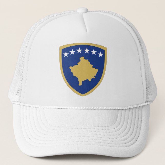 Republic of Kosovo Truckerkappe (Vorderseite)