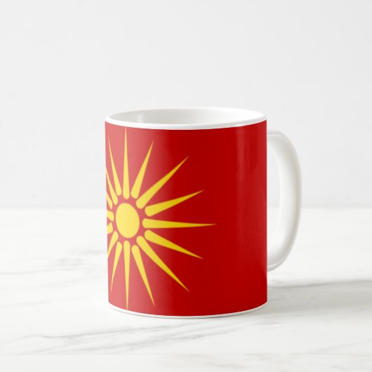 Republic of Macedonia Kaffeetasse (VorderseiteRechts)