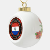 Republic of Paraguay Keramik Kugel-Ornament (Rechts)