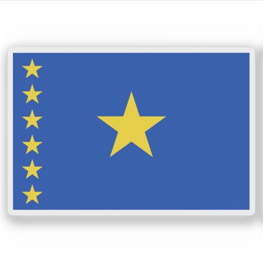 Republic of the Congo (Léopoldville), (1960–1963) Aufkleber (Vorderseite)