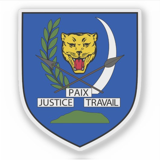 Republic of the Congo (Léopoldville), (1963–1971) Aufkleber (Vorderseite)