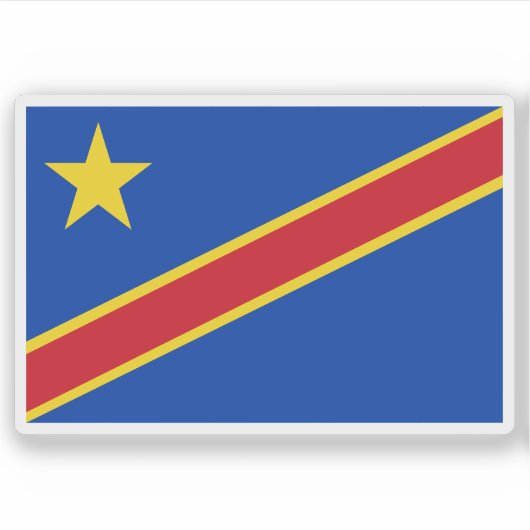 Republic of the Congo (Léopoldville), (1966–1971) Aufkleber (Vorderseite)