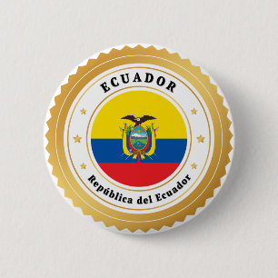 República del Ecuador Button