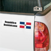 Republica Domincana D.R> Flagge Autoaufkleber (Auf Lkw)