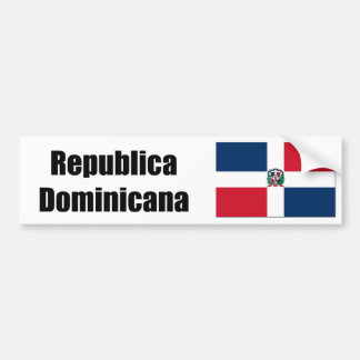 Republica Domincana D.R> Flagge Autoaufkleber