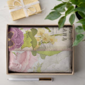 Republica Mexicana Karte Dekoupage Tissue Paper Seidenpapier (Geschenk)