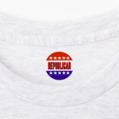 Republican Button Etiketten (Befestigt)