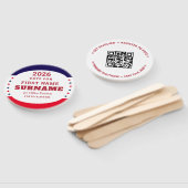 Republican Party Campaign Personalized QR & Date Fächer (Non-assembled)