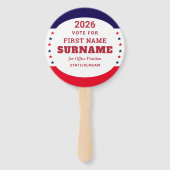 Republican Party Campaign Personalized QR & Date Fächer (Vorderseite)