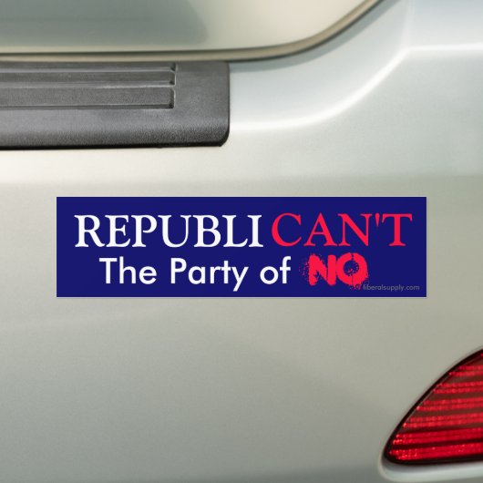 REPUBLICAN'T AUTOAUFKLEBER (Auf Auto)