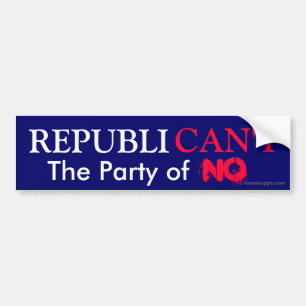 REPUBLICAN'T AUTOAUFKLEBER