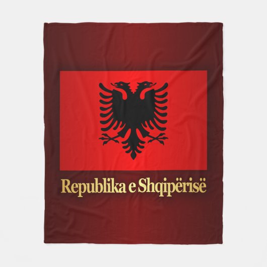 Republik Albanien Fleecedecke (Vorderseite)