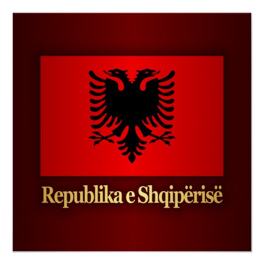 Republik Albanien Poster (Vorderseite)