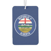 Republik Alberta WEXIT Autolufterfrischer (Rückseite)