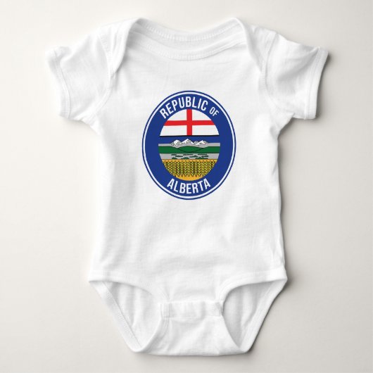 Republik Alberta WEXIT Baby Strampler (Vorderseite)